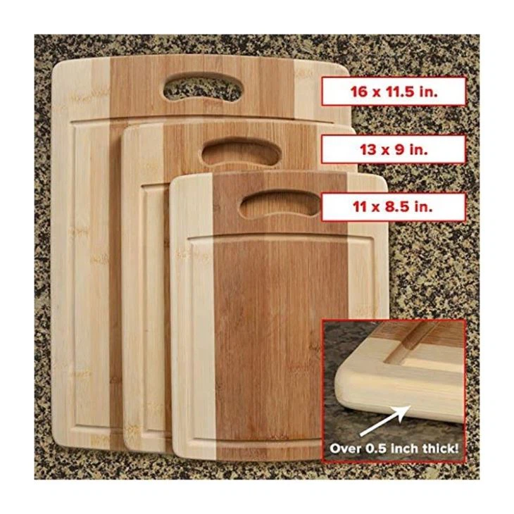 FSC Bamboo Bread Vegetable Meat Cutting Board Chopping Board